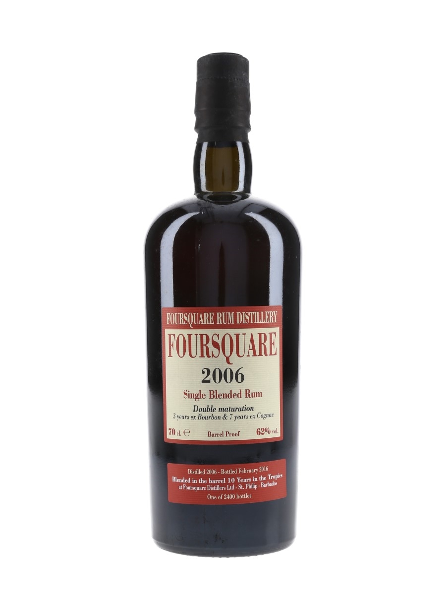 Foursquare 2006 10 Year Old Single Blended Rum Velier - Signed Bottle 70cl / 62%