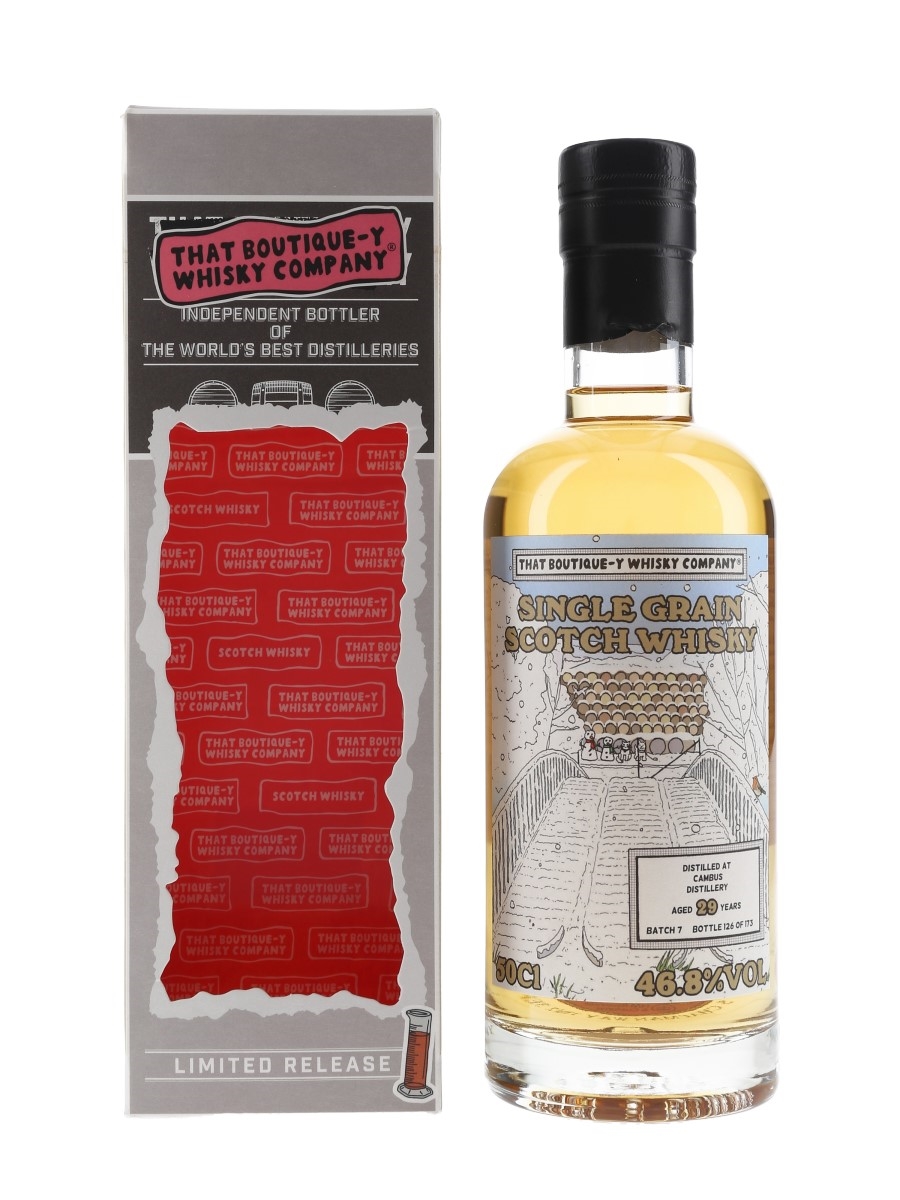 Cambus 29 Year Old Batch 7 With TBWC Stickers That Boutique-y Whisky Company 50cl / 46.8%