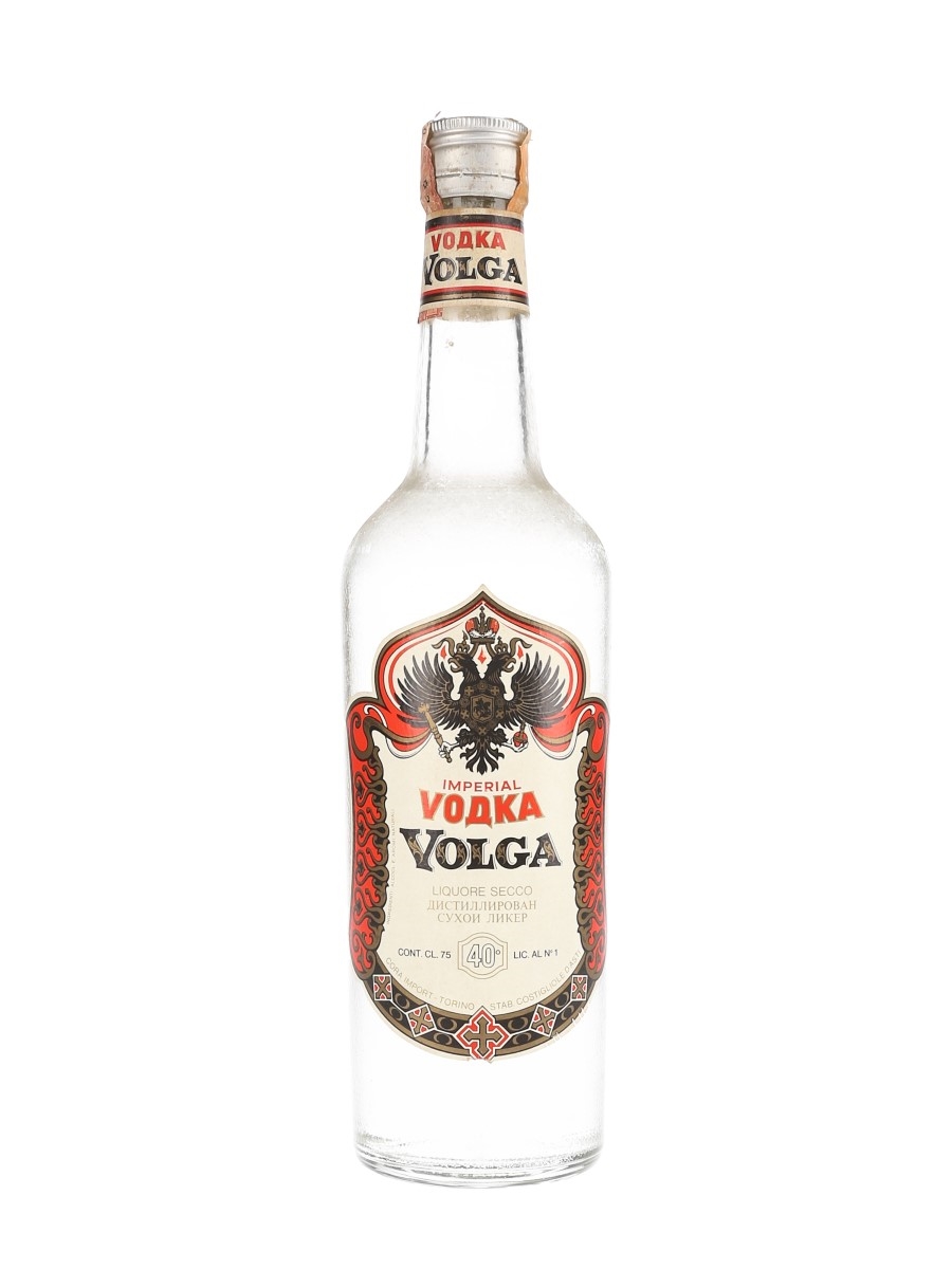 Volga Vodka Bottled 1980s - Cora 75cl / 40%