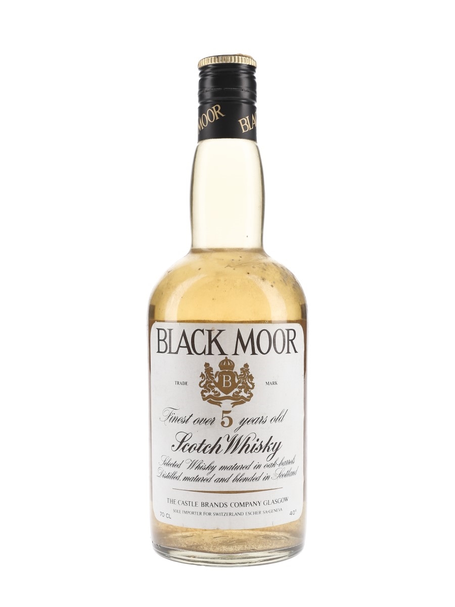 Black Moor 5 Year Old Bottled 1990s - The Castle Brands Company 70cl / 40%