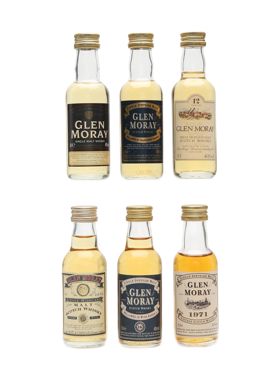 Glen Moray Scotch Whisky Inc. Glen Moray 1971 6 x 5cl