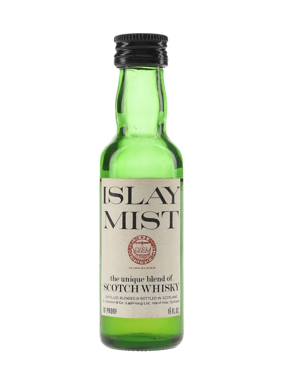 Islay Mist Bottled 1970s - D Johnston & Co. (Laphroaig) Ltd. 5cl / 40%