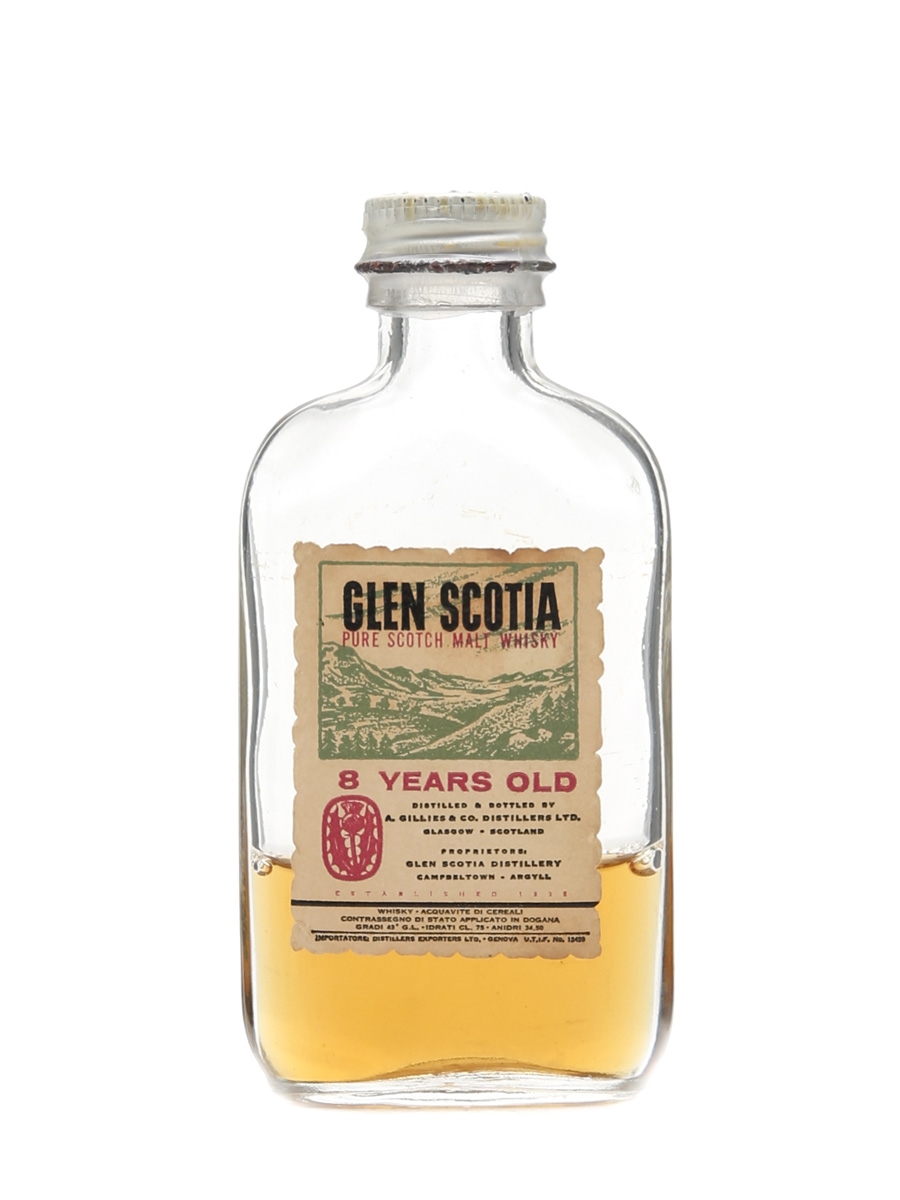 Glen Scotia 8 Years Old Bottled 1960s 5cl