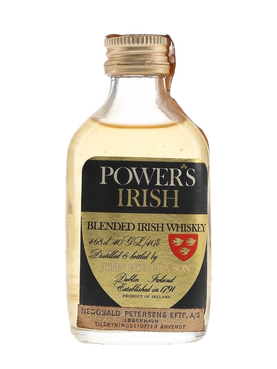 Power's Irish Whiskey Bottled 1970s 4.68cl / 40%