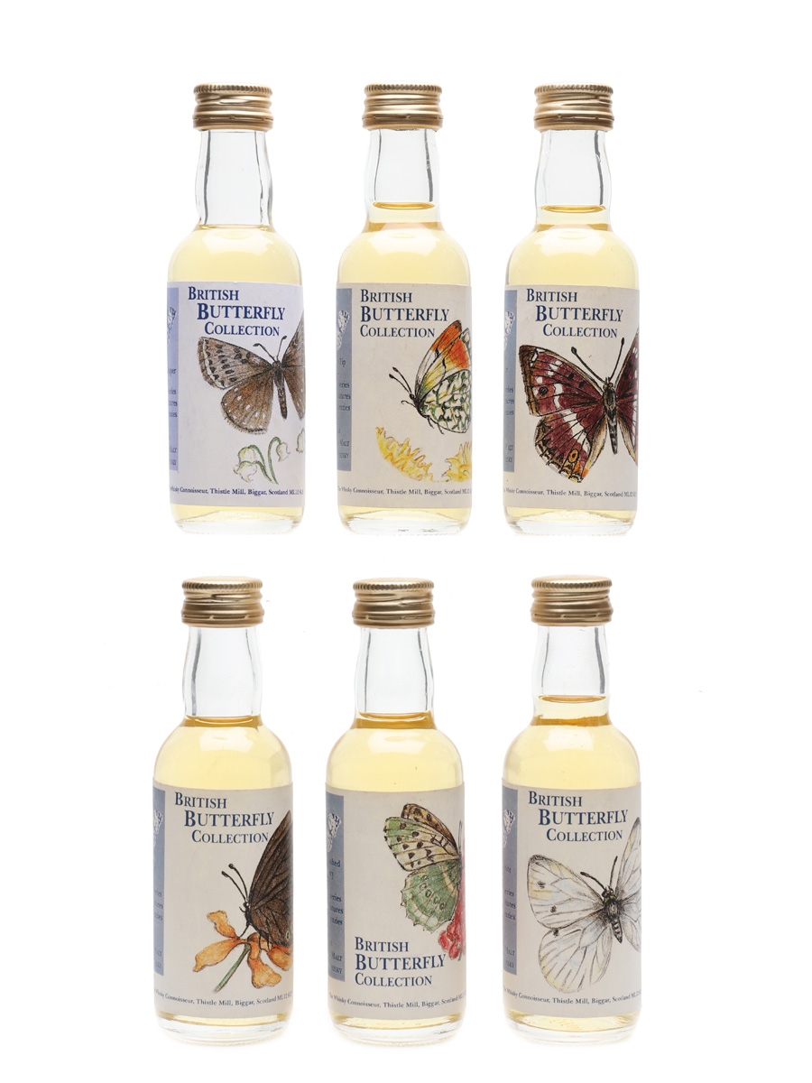 British Butterfly Collection Miniatures The Whisky Connoisseur 6 x 5cl / 40%