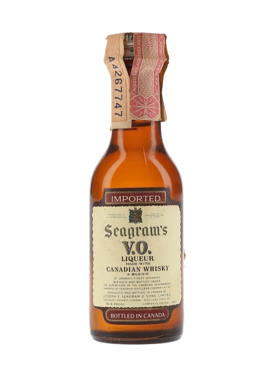 Seagram's VO 1973 - Lot 80197 - Buy/Sell World Whiskies Online