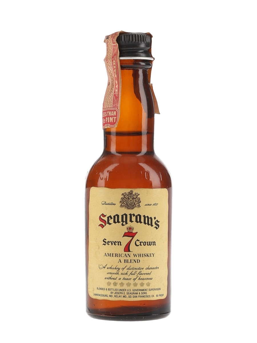 Seagram's 7 Crown Lot 80202 Buy/Sell World Whiskies Online