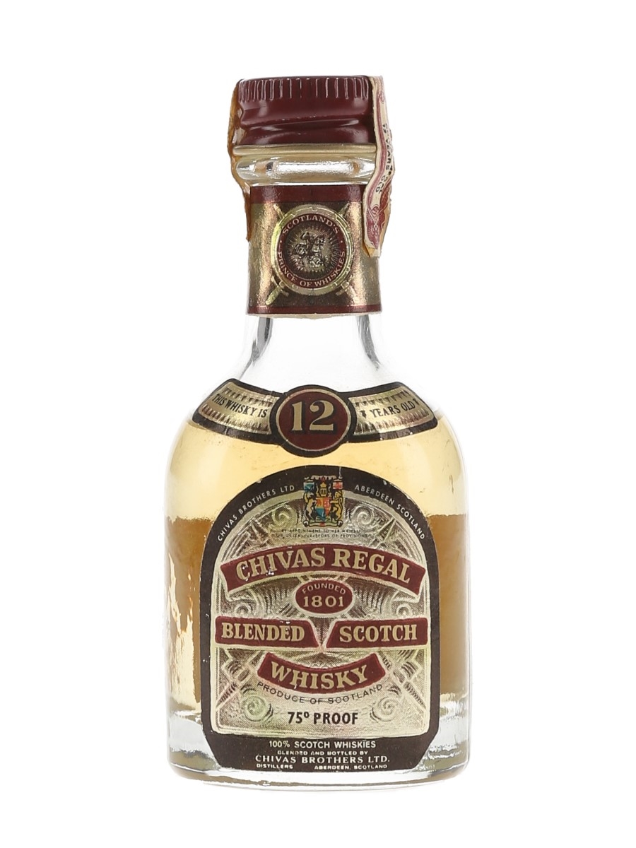 Chivas Regal - Blended Scotch Miniature 12 year old Whisky 5CL