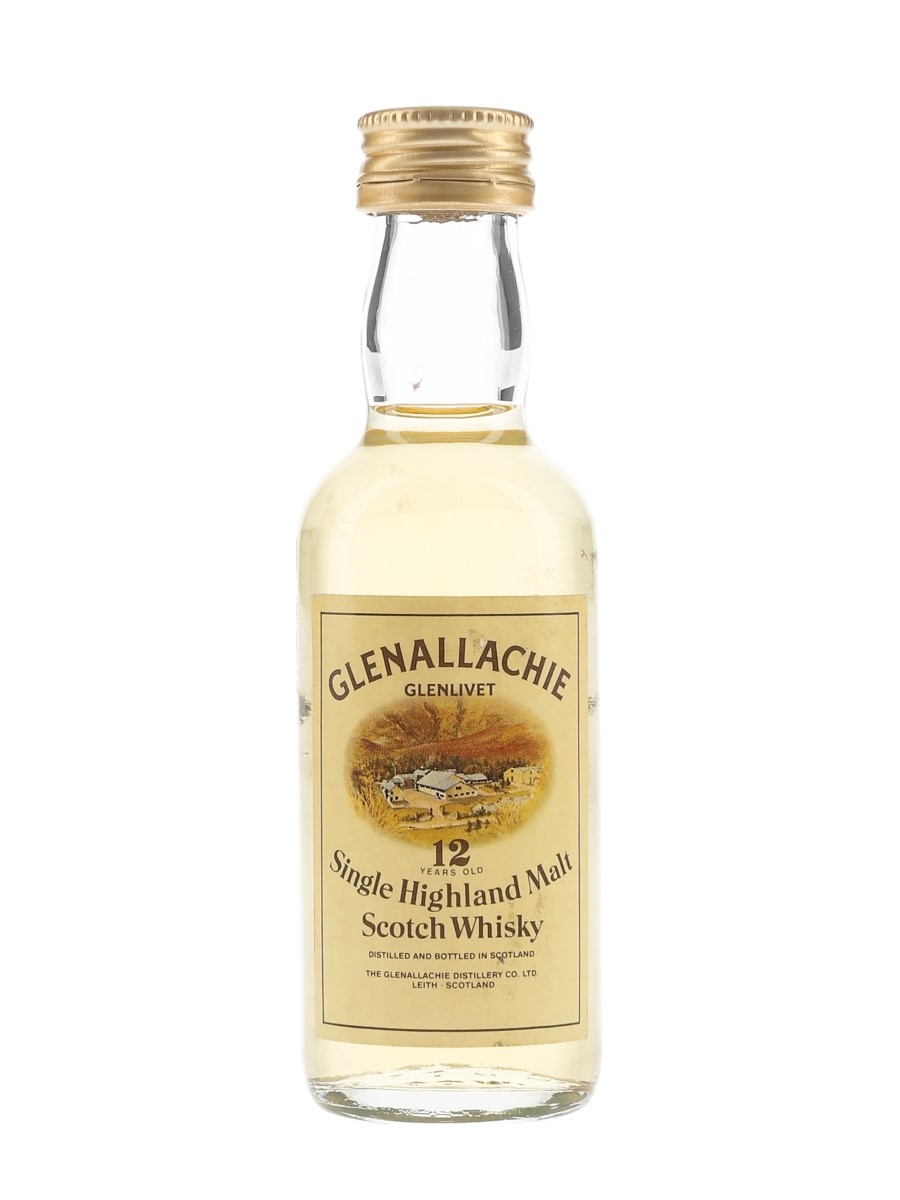 Glenallachie Glenlivet 12 Year Old Bottled 1980s 5cl