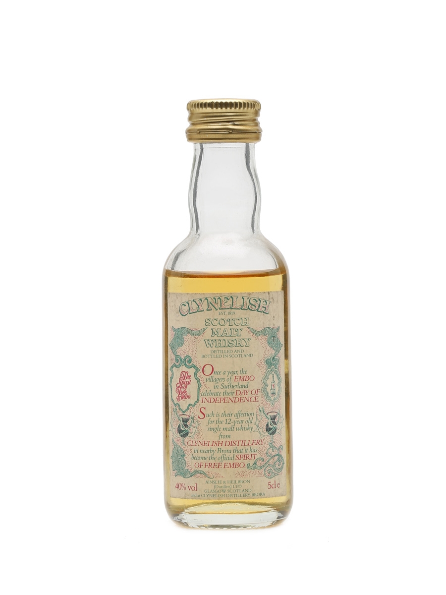 Clynelish 12 Years Old The Spirit Of Free Embo Miniature