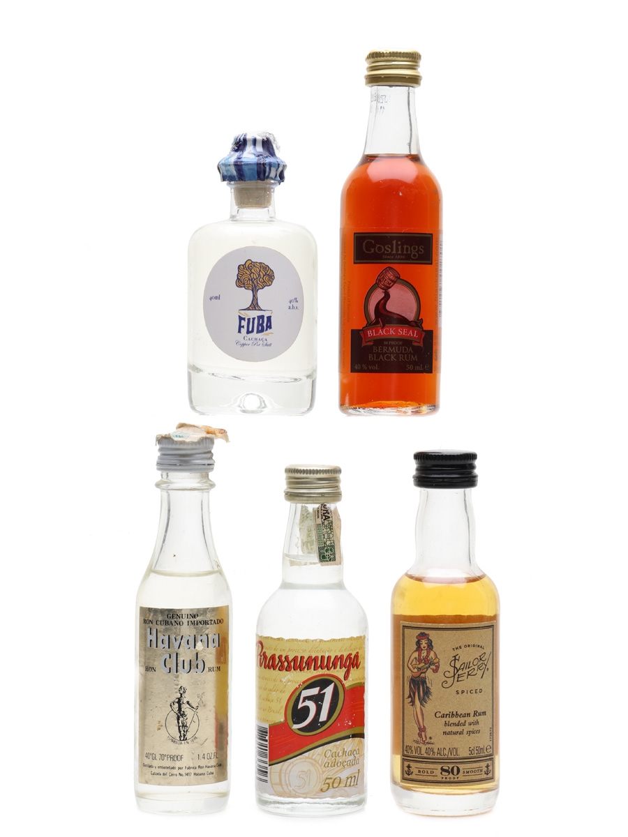 Rum Cachaca & Assorted Rum 80973 Lot - Buy/Sell Online -