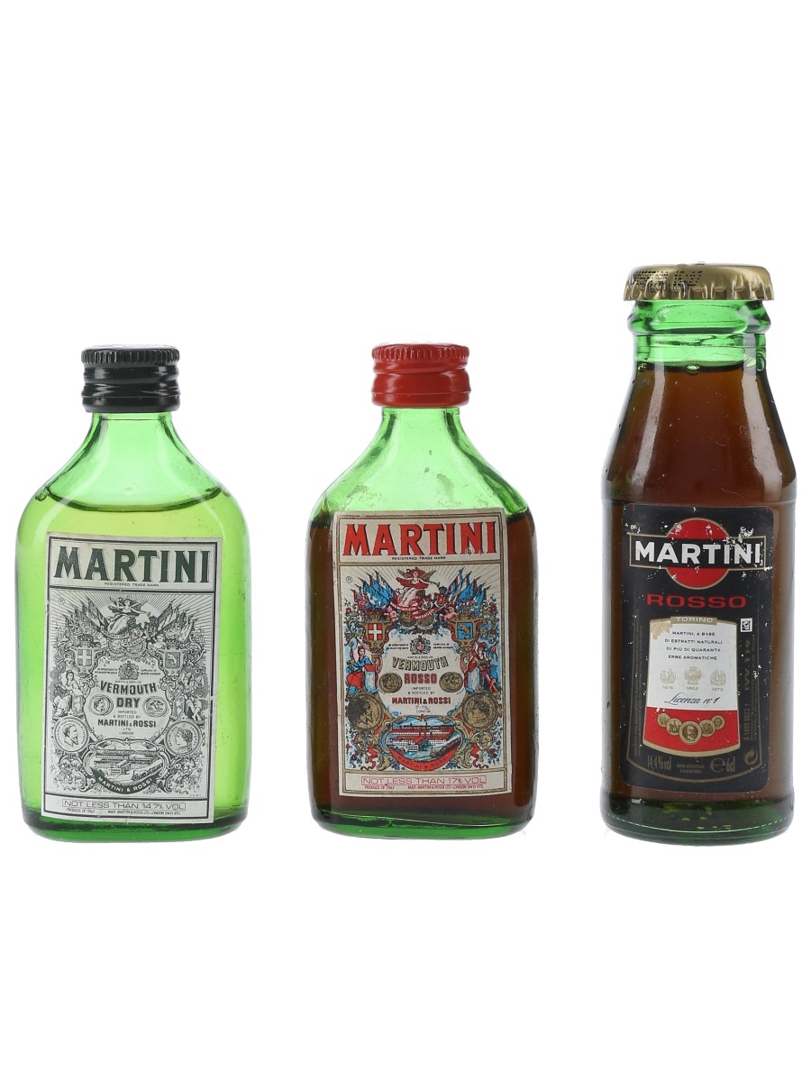 Martini Vermouth Rosso & Dry  3 x 5cl