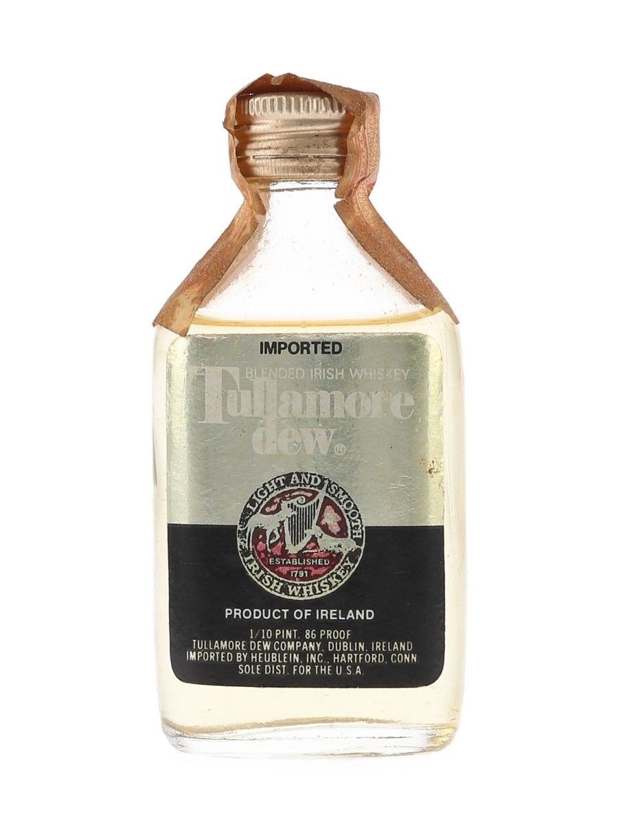 Tullamore Dew Bottled 1970s - Heublein 4.7cl / 43%