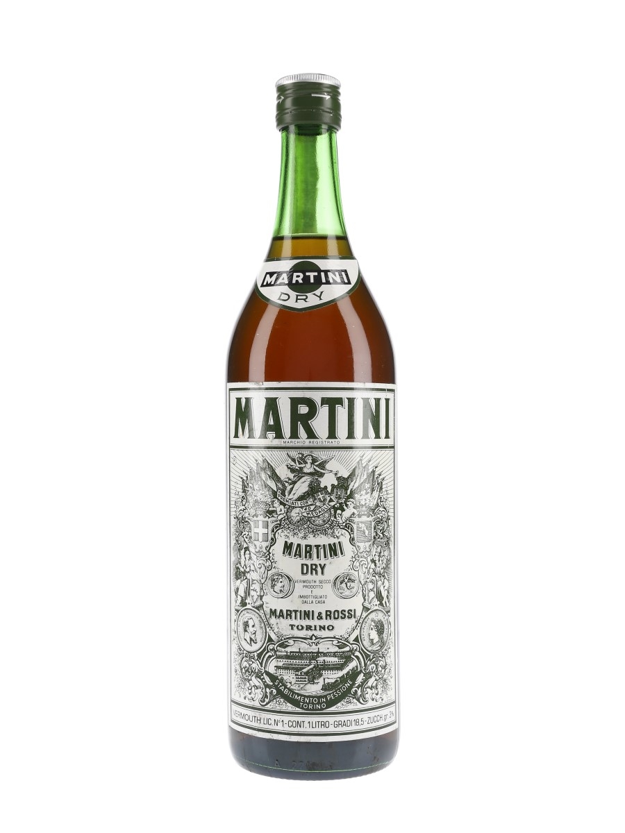 Martini Extra Dry Bottled 1970s 100cl / 18.5%
