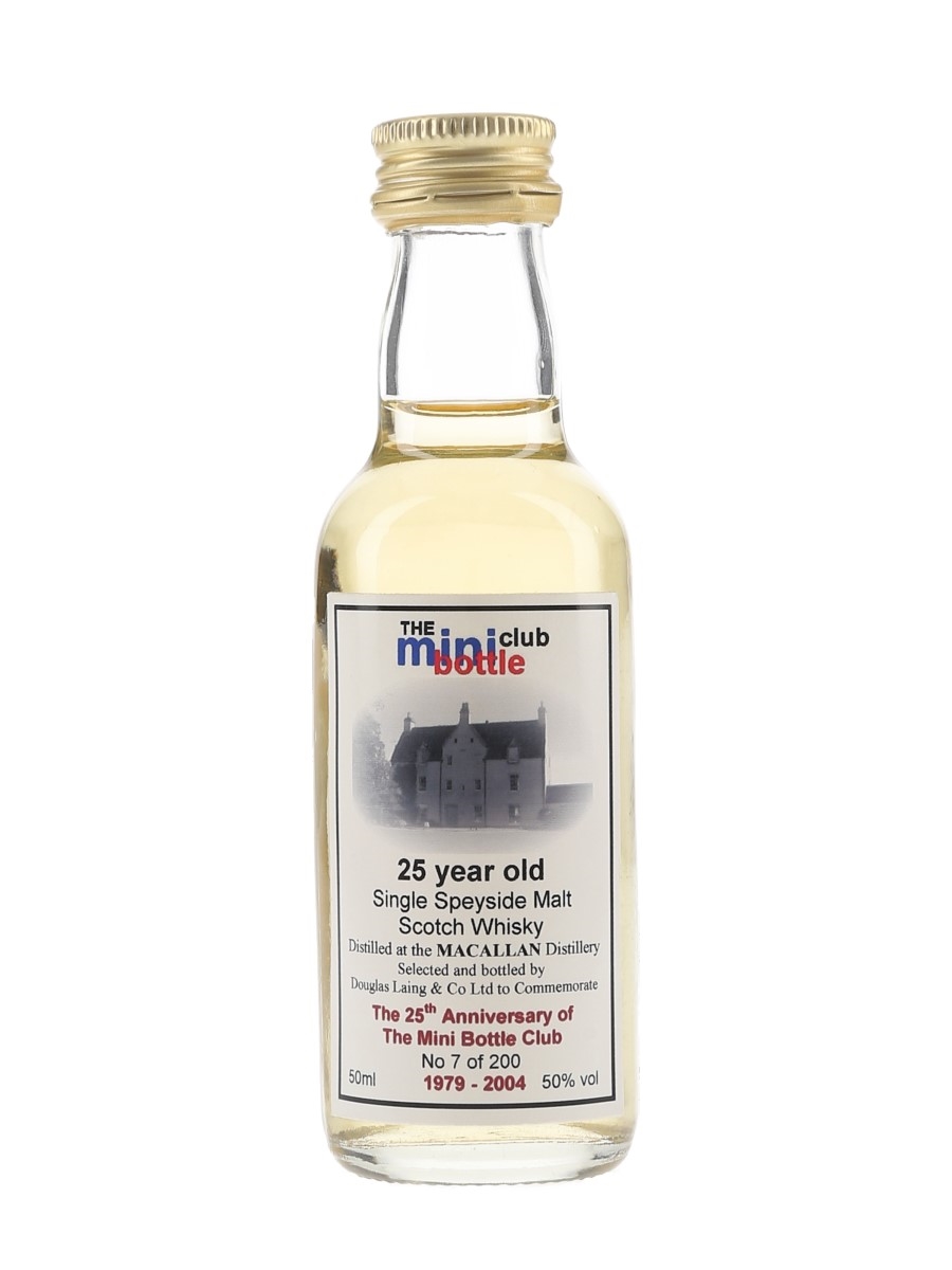 Macallan 25 Year Old Mini Bottle Club 25th Anniversary - Douglas Laing 5cl / 50%