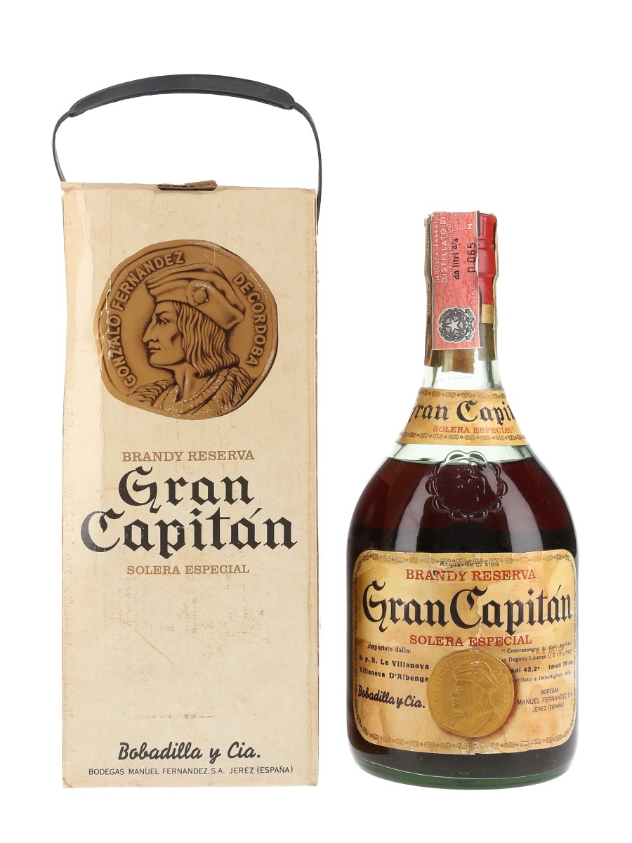 Gran Capitan Solera Reserva Brandy Bottled 1970s 75cl / 42.2%