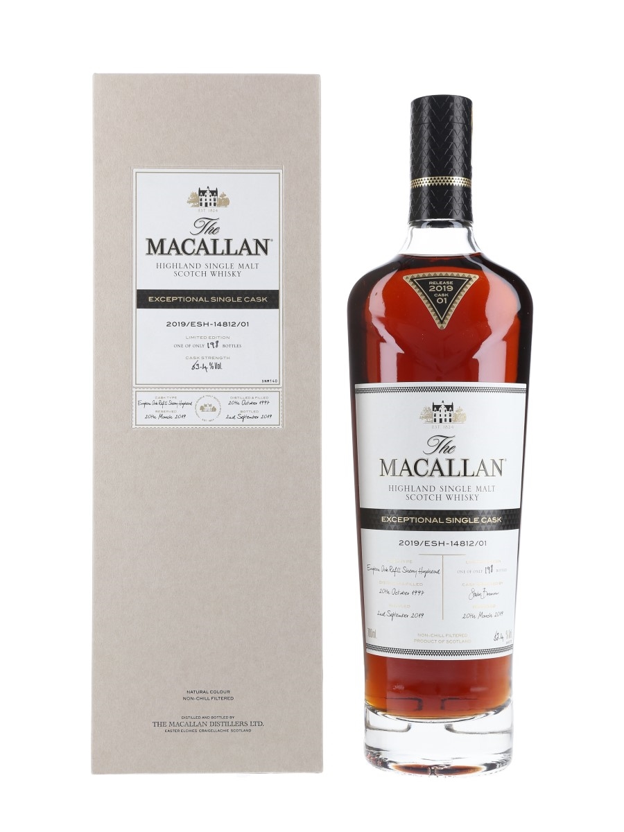 Macallan 1997 Exceptional Single Cask 01 2019 Release 70cl / 53.4%