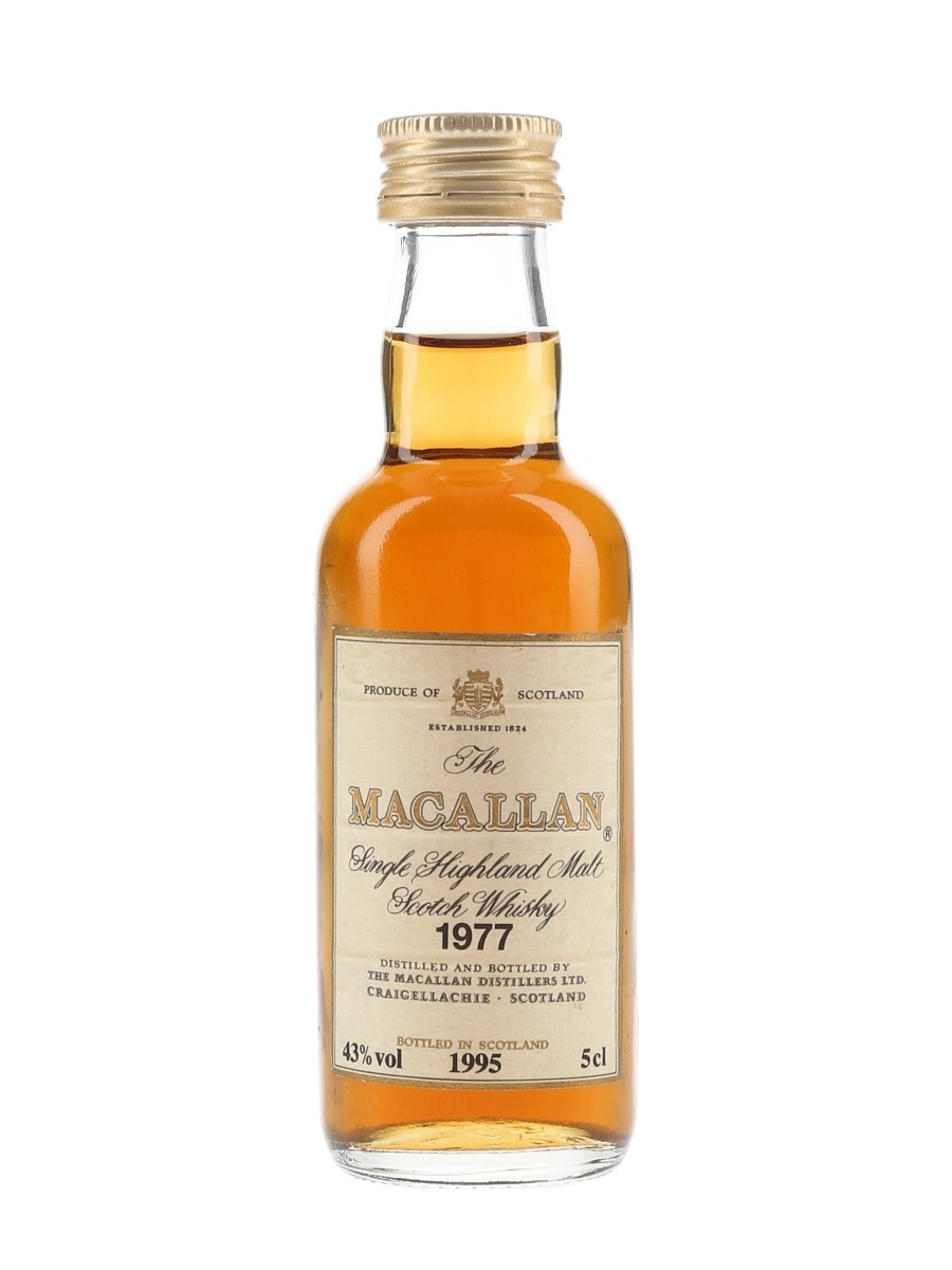 Macallan 1977 Bottled 1995 5cl / 43%