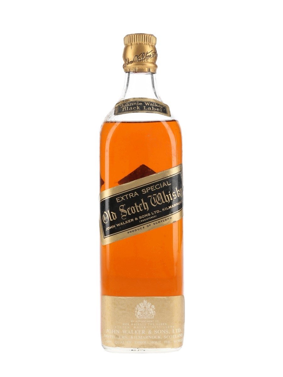 Johnnie Walker Black Label Extra Special Bottled 1960s 75cl