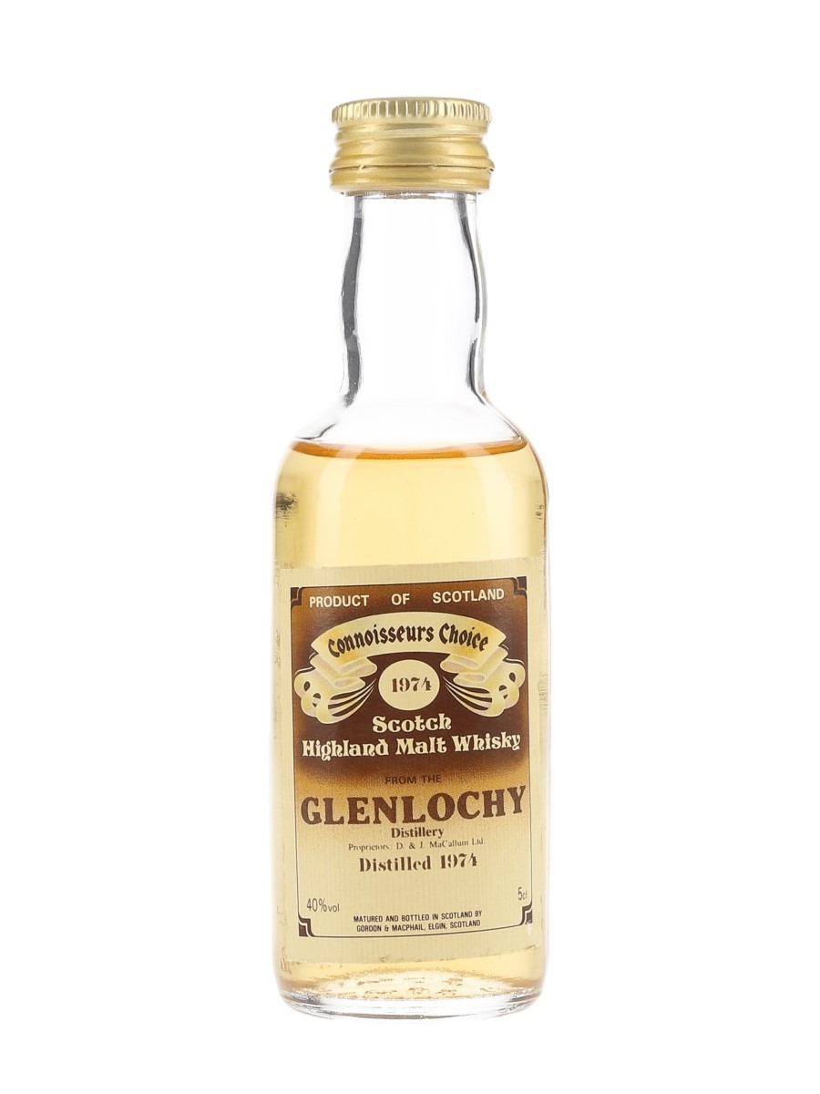 Glenlochy 1974 Connoisseurs Choice Bottled 1980s - Gordon & MacPhail 5cl / 40%