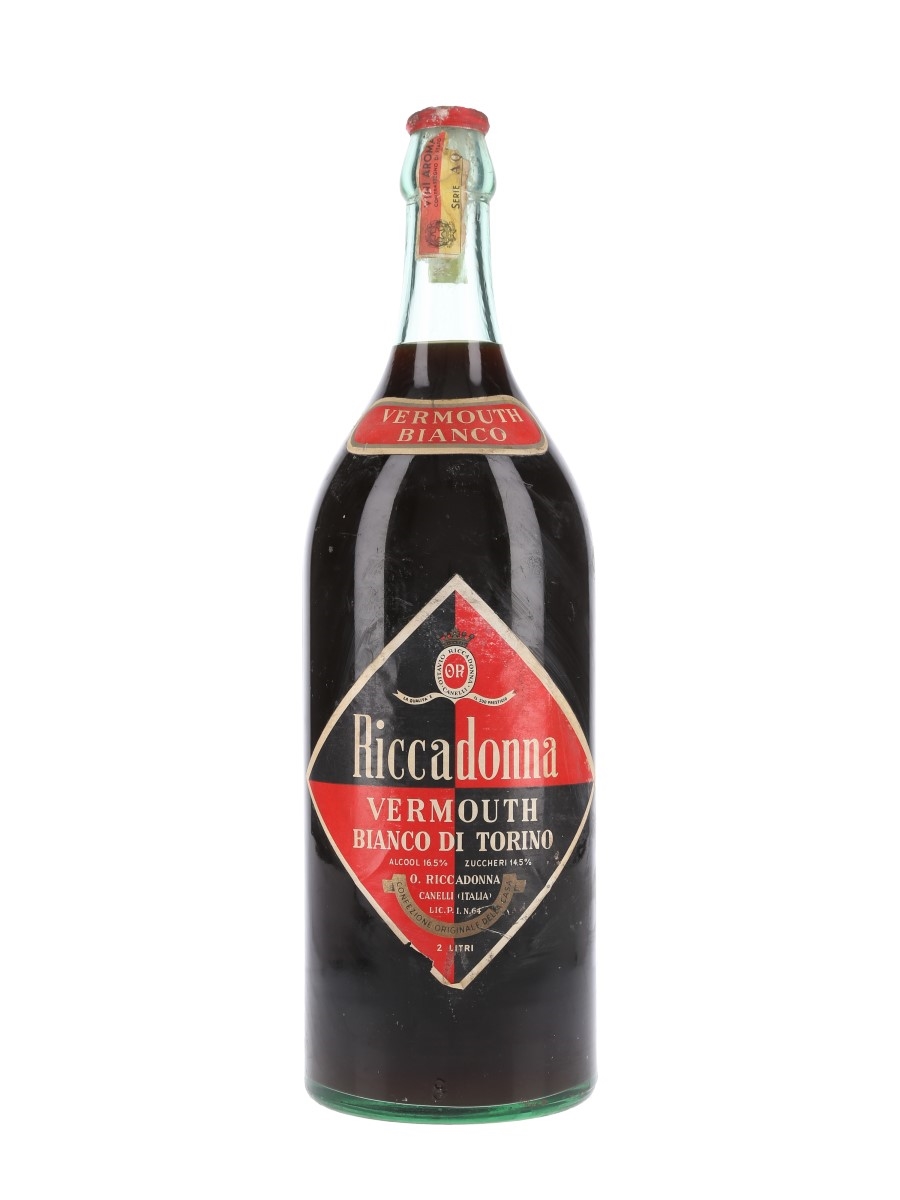 Riccadonna Vermouth Bianco Di Torino Bottled 1950s - Large Format 200cl / 16.5%