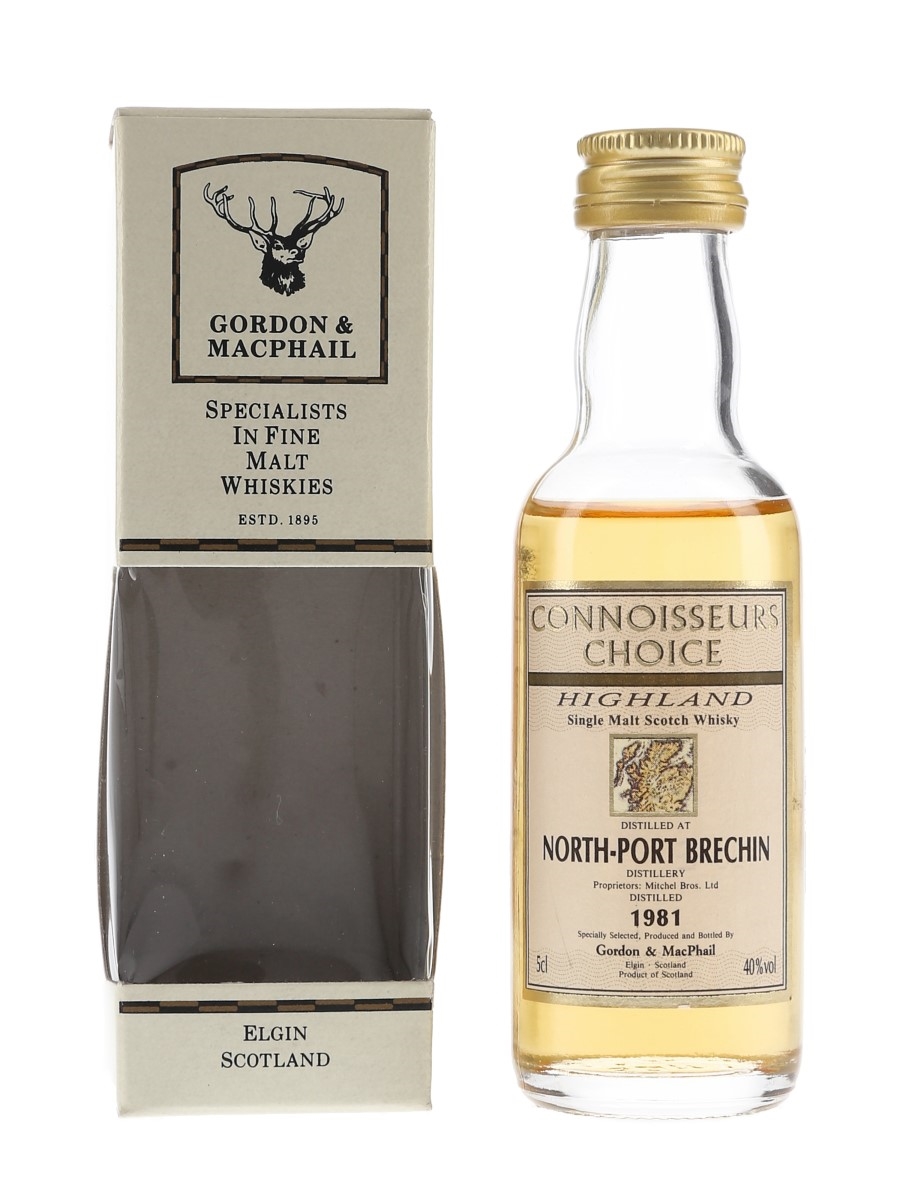 North Port Brechin 1981 Connoisseurs Choice Bottled 2000s - Gordon & MacPhail 5cl / 40%