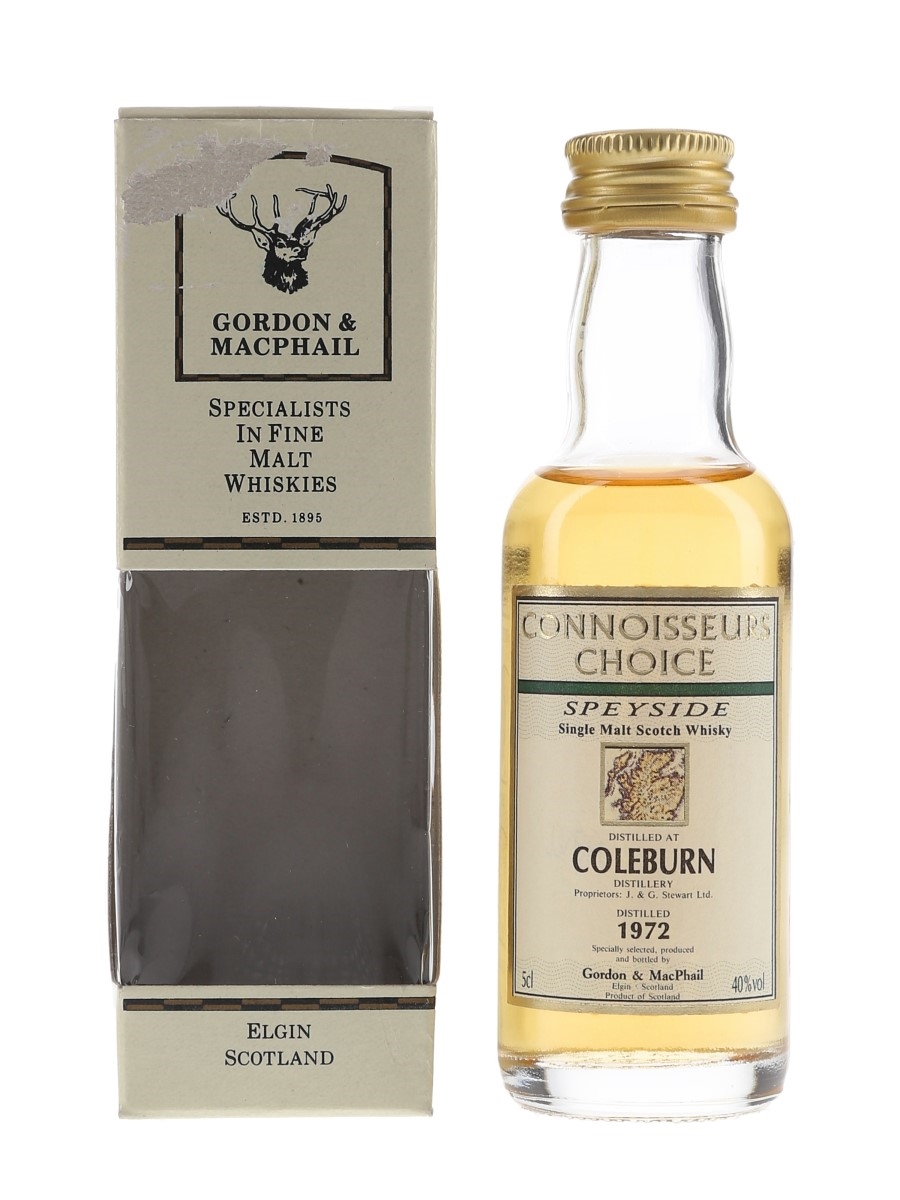Coleburn 1972 Connoisseurs Choice Bottled 2000 - Gordon & MacPhail 5cl / 40%