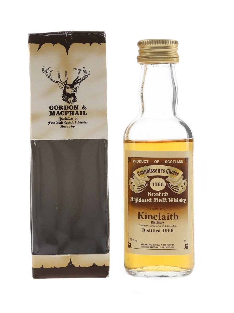 Kinclaith 1966 Connoisseurs Choice Bottled 1980s - Gordon & MacPhail 5cl / 40%