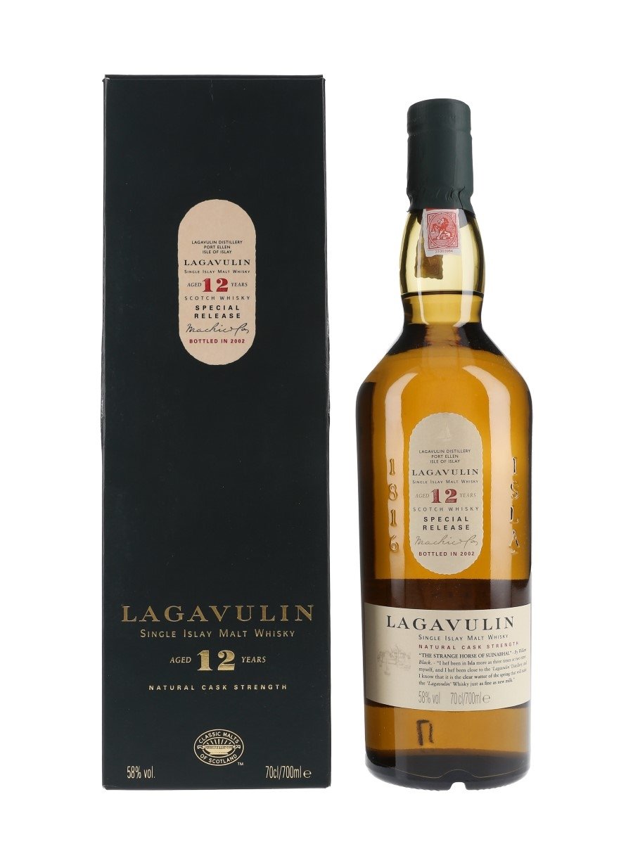 Lagavulin 12 Year Old Natural Cask Strength Special Releases 2002 - 1st Release 70cl / 58%