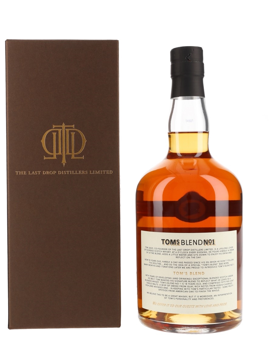 ラストドロップ蒸留所　トムズブレンド　No.1　18年　古酒 Tom's Blend No.1 18 Year Old - Lot 82021 - Buy/Sell Blended Whisky