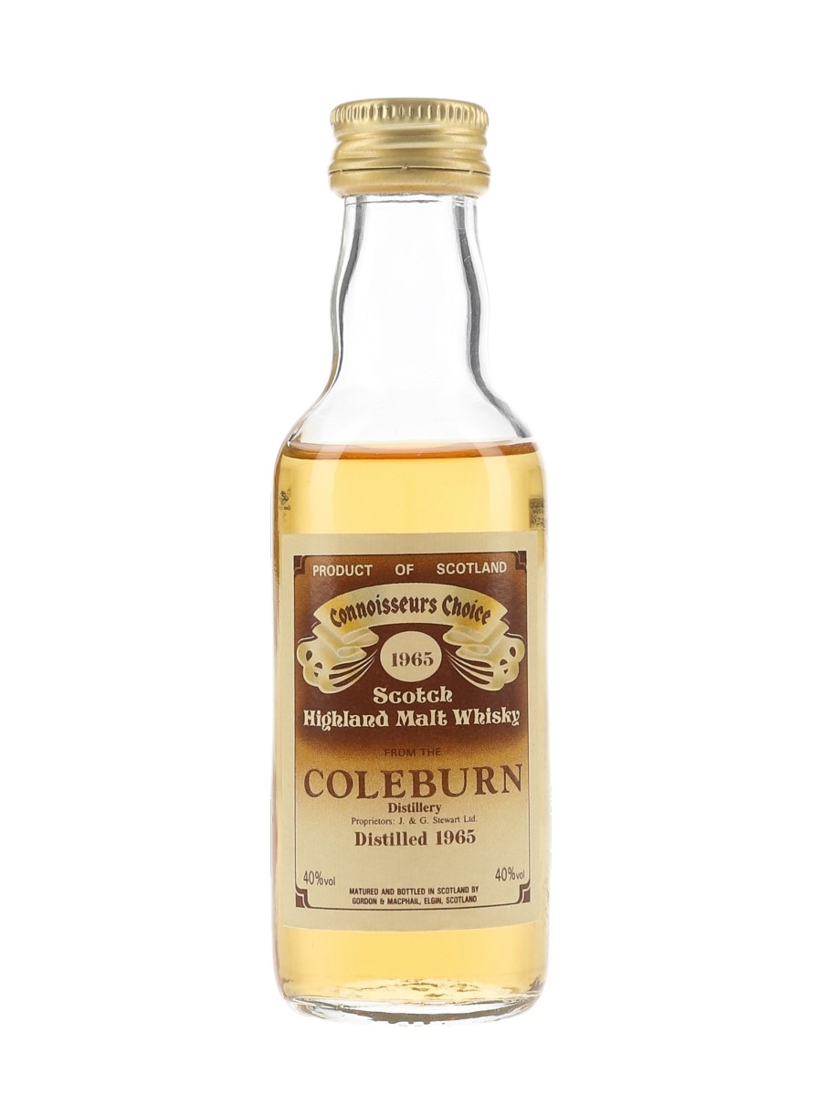 Coleburn 1965 Connoisseurs Choice Bottled 1980s - Gordon & MacPhail 5cl / 40%