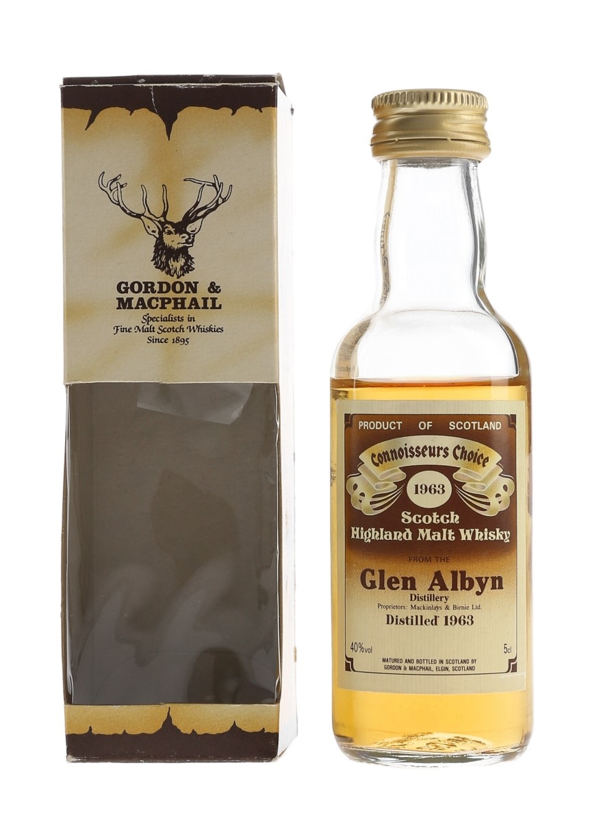 Glen Albyn 1963 Bottled 1980s - Gordon & MacPhail 5cl / 40%