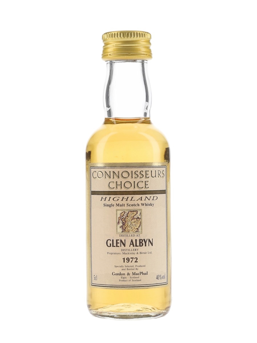 Glen Albyn 1972 Connoisseurs Choice Bottled 1996 - Gordon & MacPhail 5cl / 40%