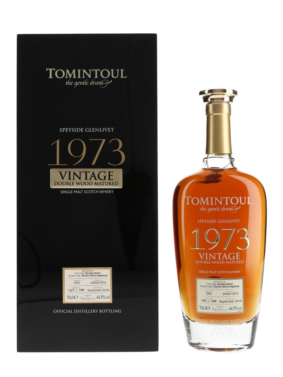 Tomintoul 1973 45 Year Old Bottled 2018 - Double Wood Matured 70cl / 44.5%