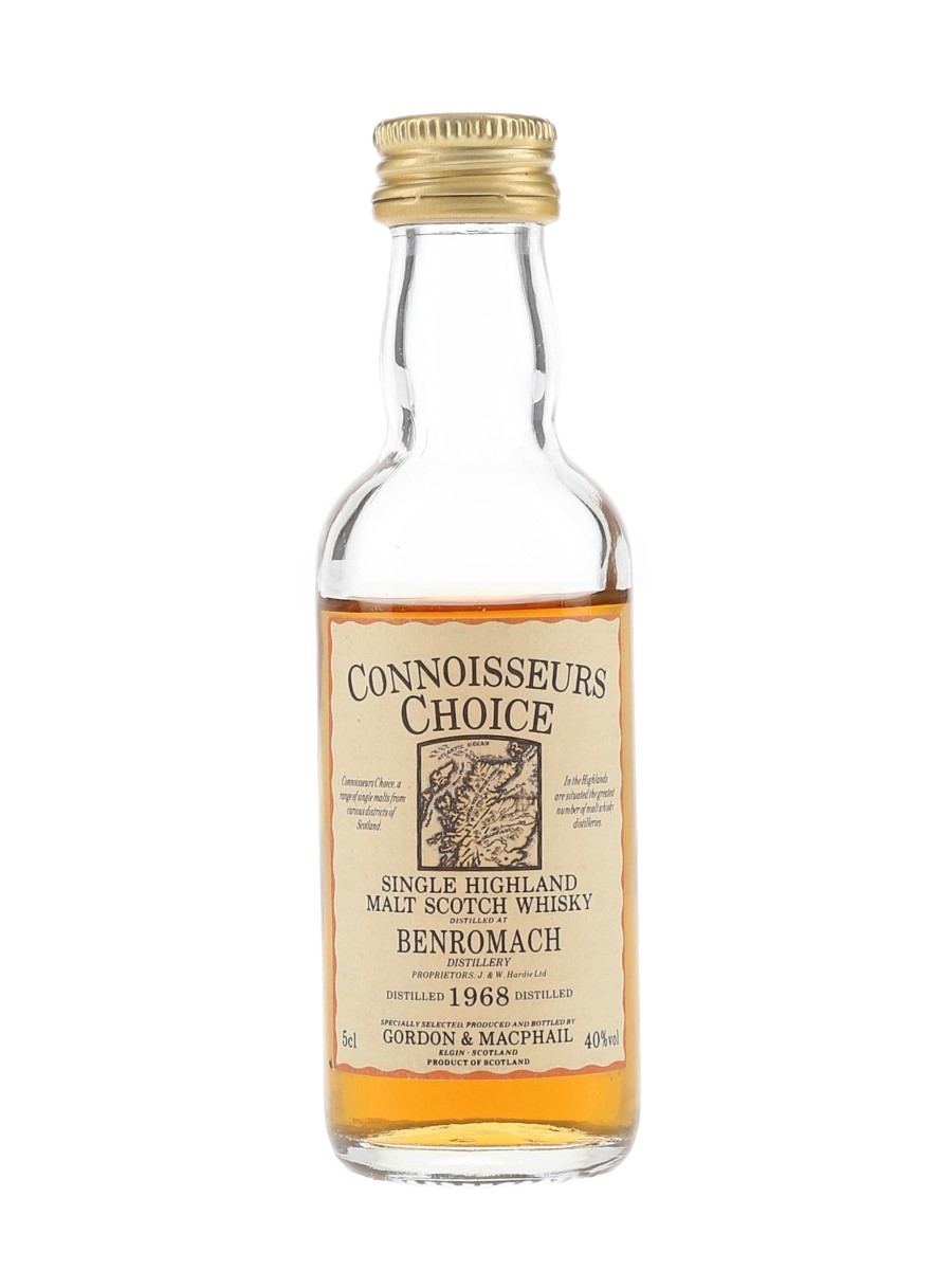 Benromach 1968 Connoisseurs Choice Bottled 1990s - Gordon & MacPhail 5cl / 40%