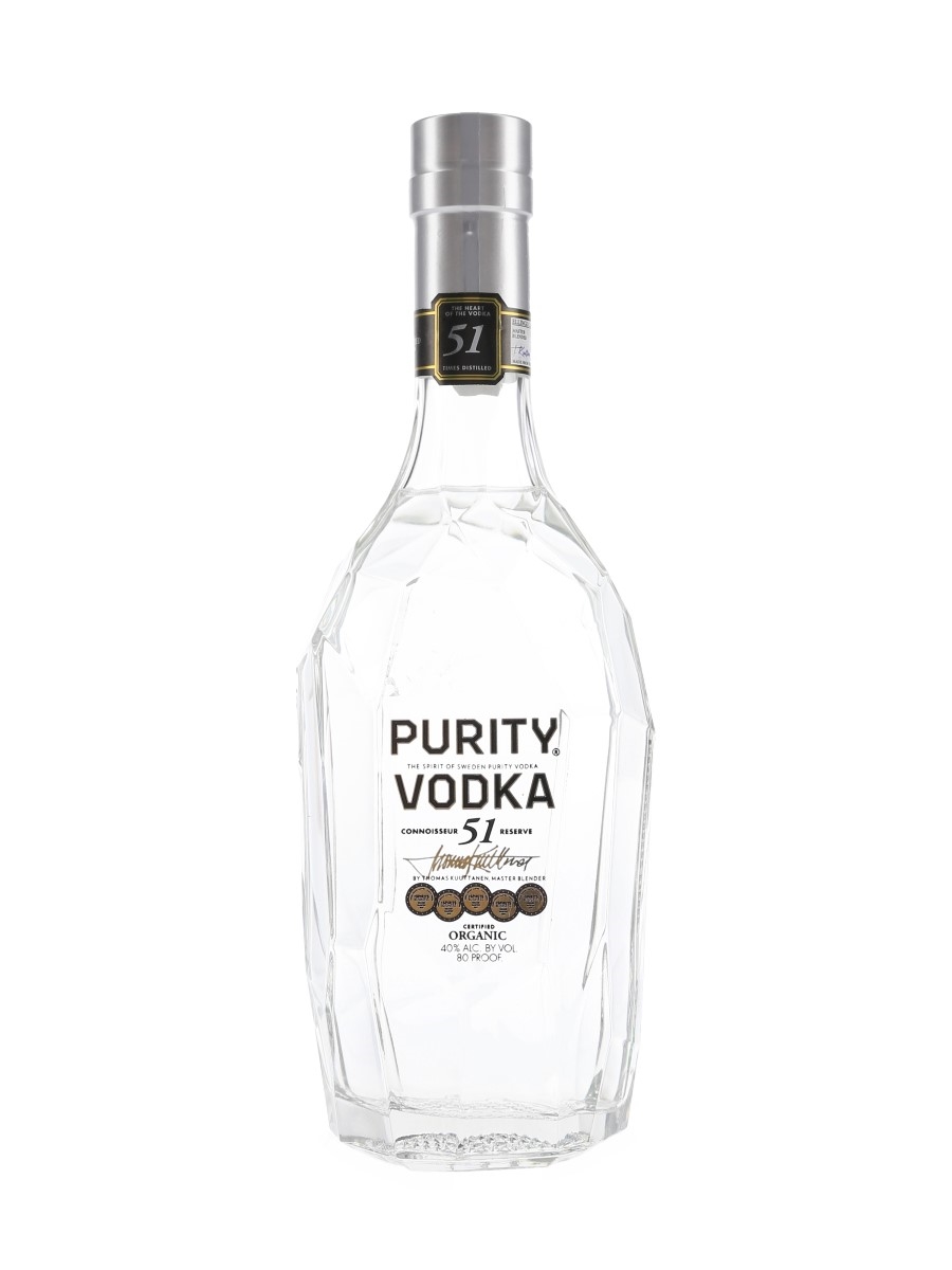 Purity Vodka 51 Sweden - USDA Organic 75cl / 40%