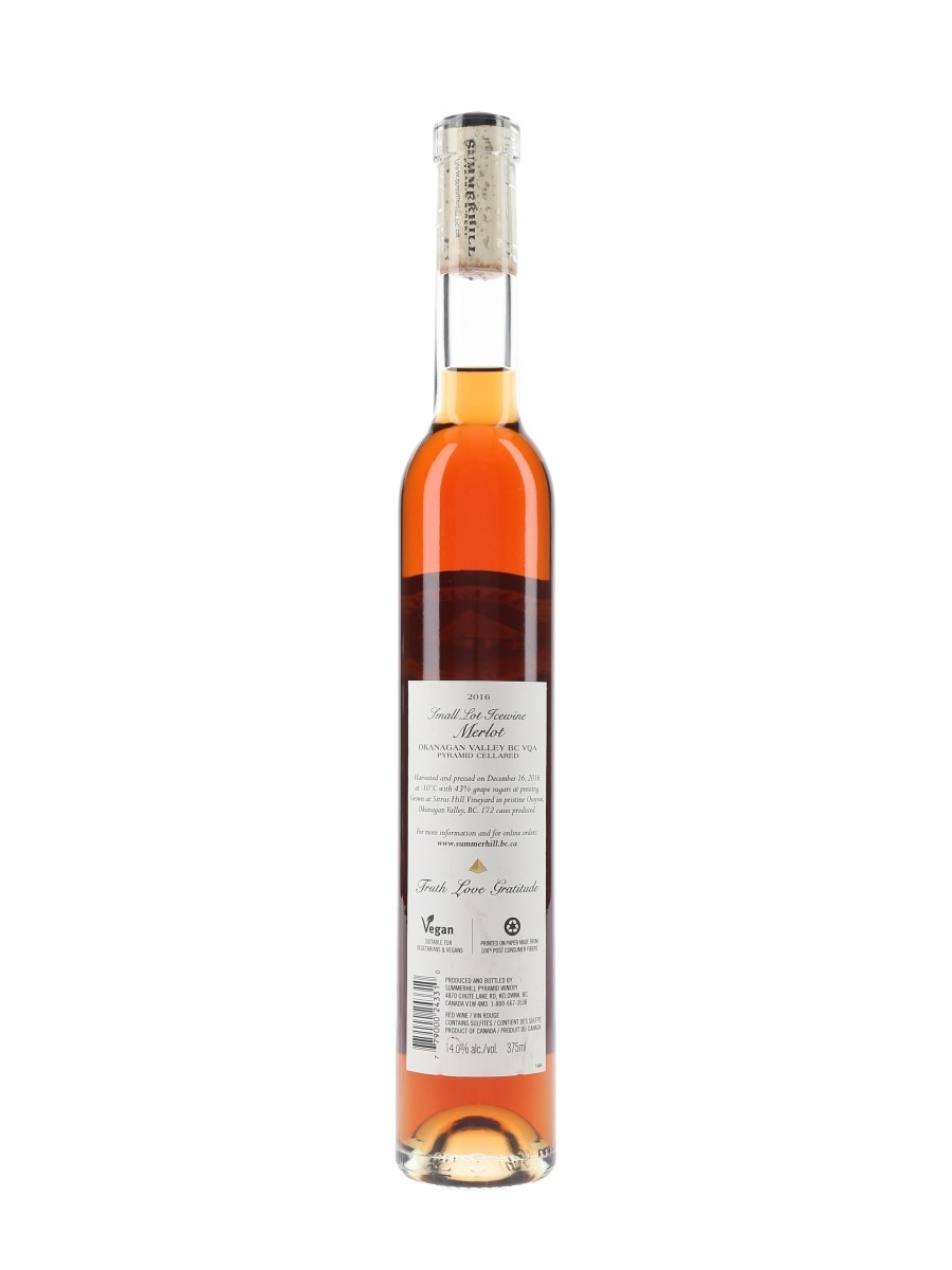 未開封2014 Merlot Icewine・サマーヒル ピラミッド ワイナリー 未開封2014 Merlot Icewine・サマーヒル ピラミッド ワイナリー