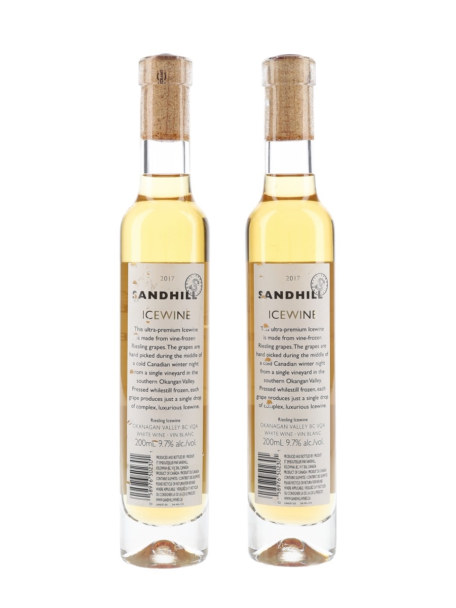 Sandhill 2017 Riesling Icewine - Lot 81722 - Buy/Sell Fortified