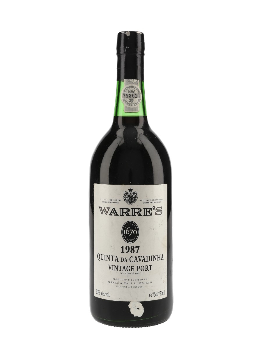Warre's Quinta Da Cavadinha 1987 Vintage Port Bottled 1989 75cl / 20%