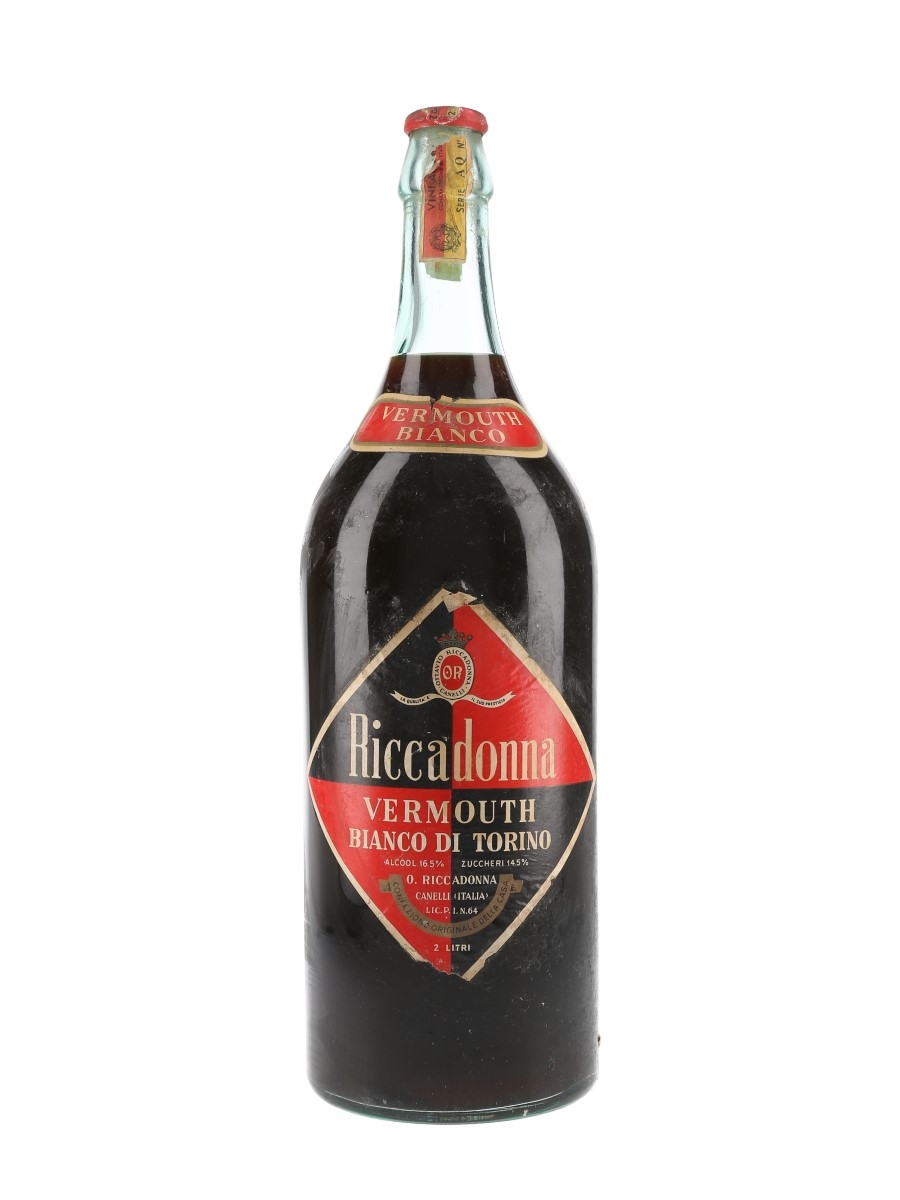 Riccadonna Vermouth Bianco Di Torino Bottled 1950s - Large Format 200cl / 16.5%