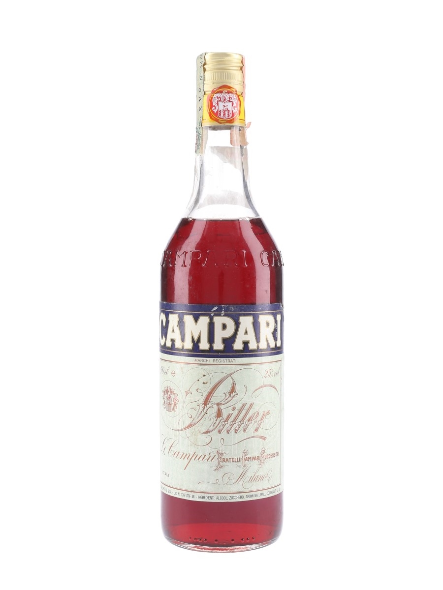 Campari Bitter Bottled 1990s 70cl / 25%