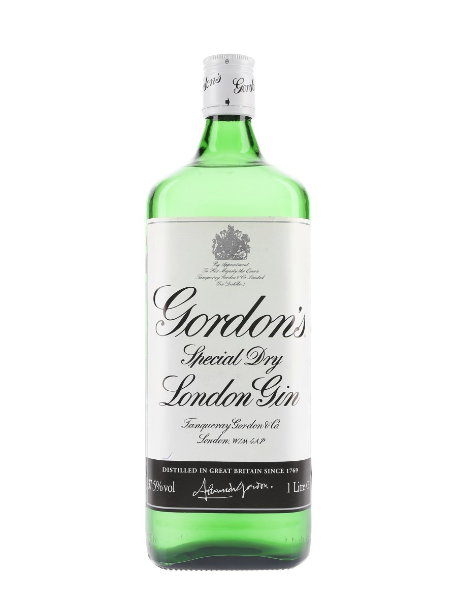 Gordon's Special Dry London Gin Bottled 2000s 100cl / 37.5%