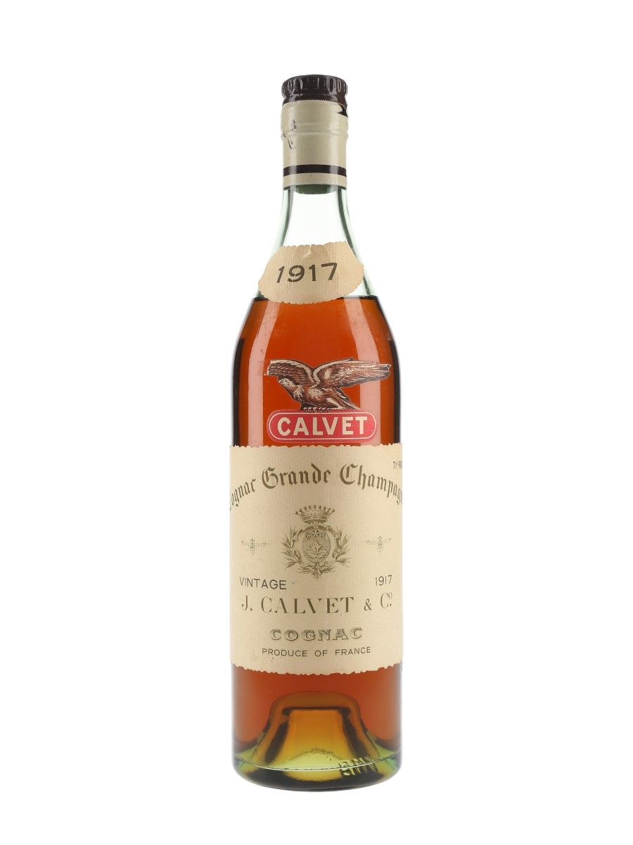 Calvet 1917 Cognac Grande Champagne Bottled 1960s 70cl / 40.5%