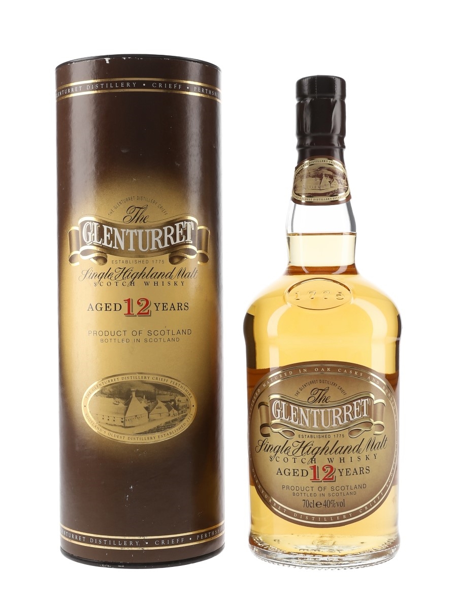 Glenturret 12 Year Old Bottled 1990s-2000s 70cl / 40%