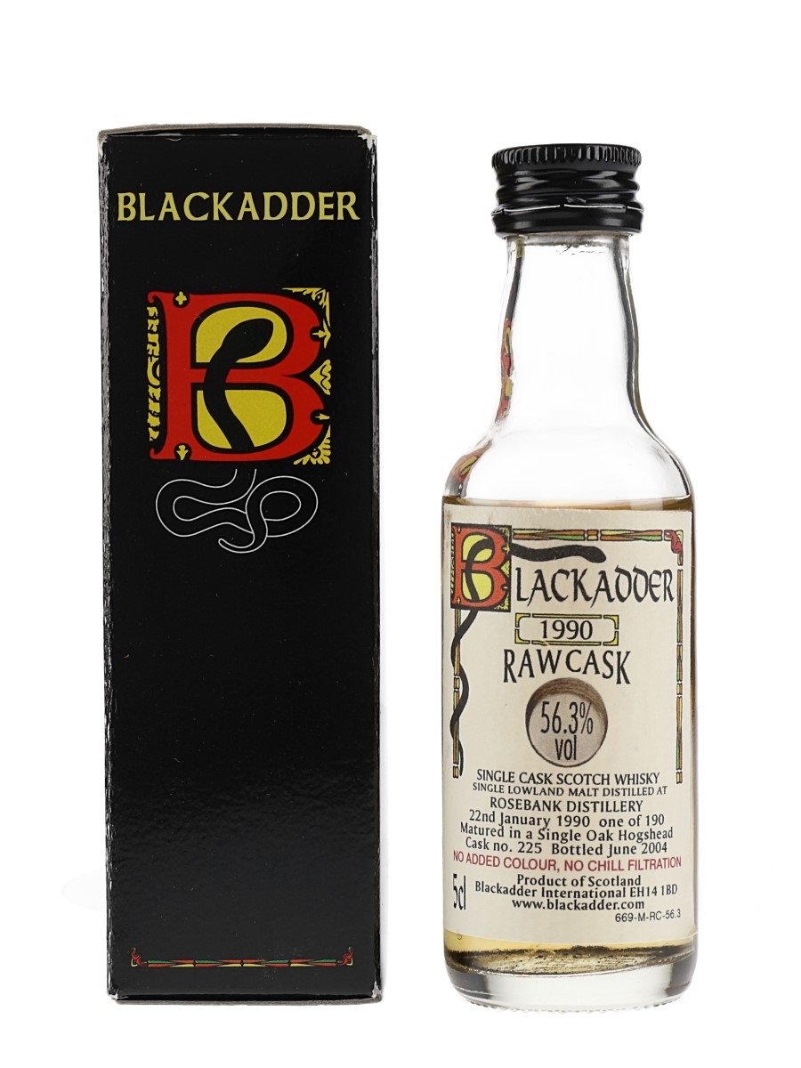 Rosebank 1990 Raw Cask 225 Bottled 2004 - Blackadder International 5cl / 56.3%