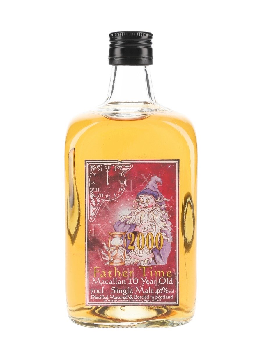 Macallan 10 Year Old Father Time 2000 The Whisky Connoisseur 70cl / 40%