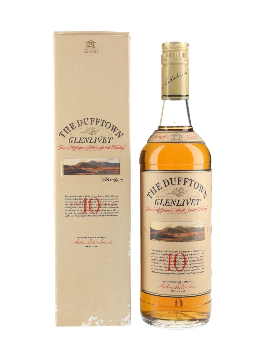 Dufftown Glenlivet 10 Year Old Bottled 1980s 75cl / 43%