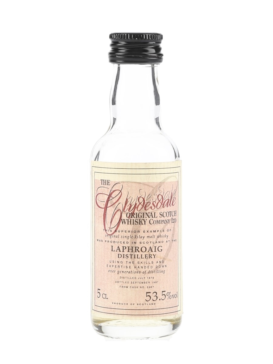 Laphroaig 1979 Bottled 1997 - Clydesdale Scotch Whisky Co. 5cl / 53.5%