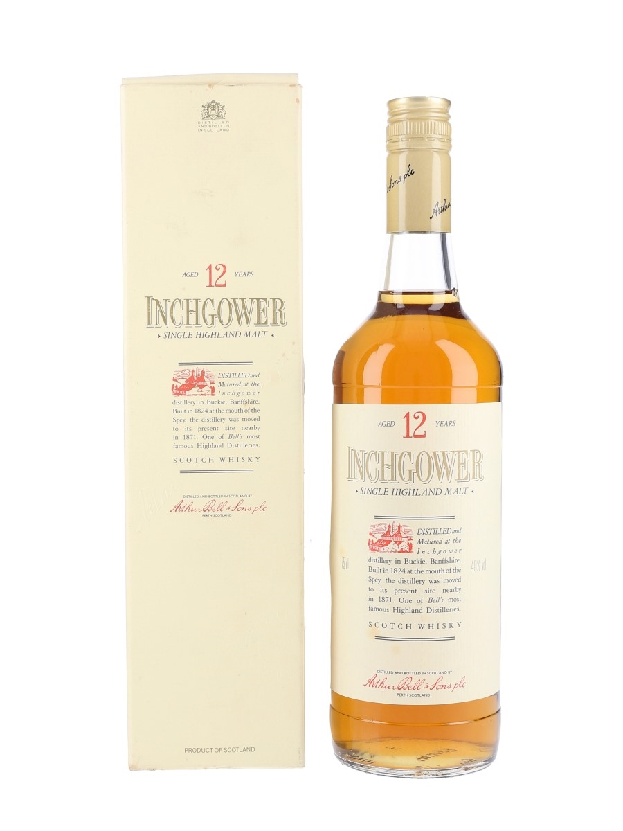 Inchgower 12 Year Old Bottled 1980s 75cl / 40%