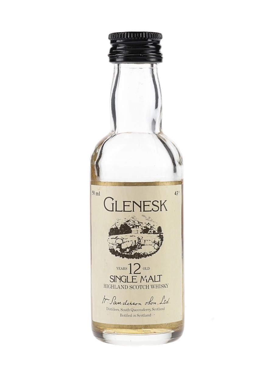 Glenesk 12 Year Old Bottled 1980s 5cl / 43%